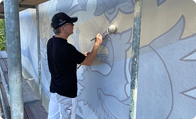 Murals in Ueckermünde